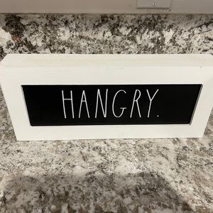 Rae Dunn Hangry Sign Home Decor